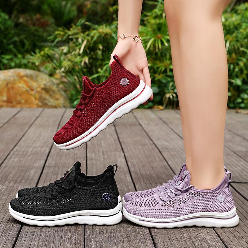 Женская обувь летняя полиуретановая спортивная обувь дышащая повседневная обувь из сетки удобная обувь на платформе универсальные туфли