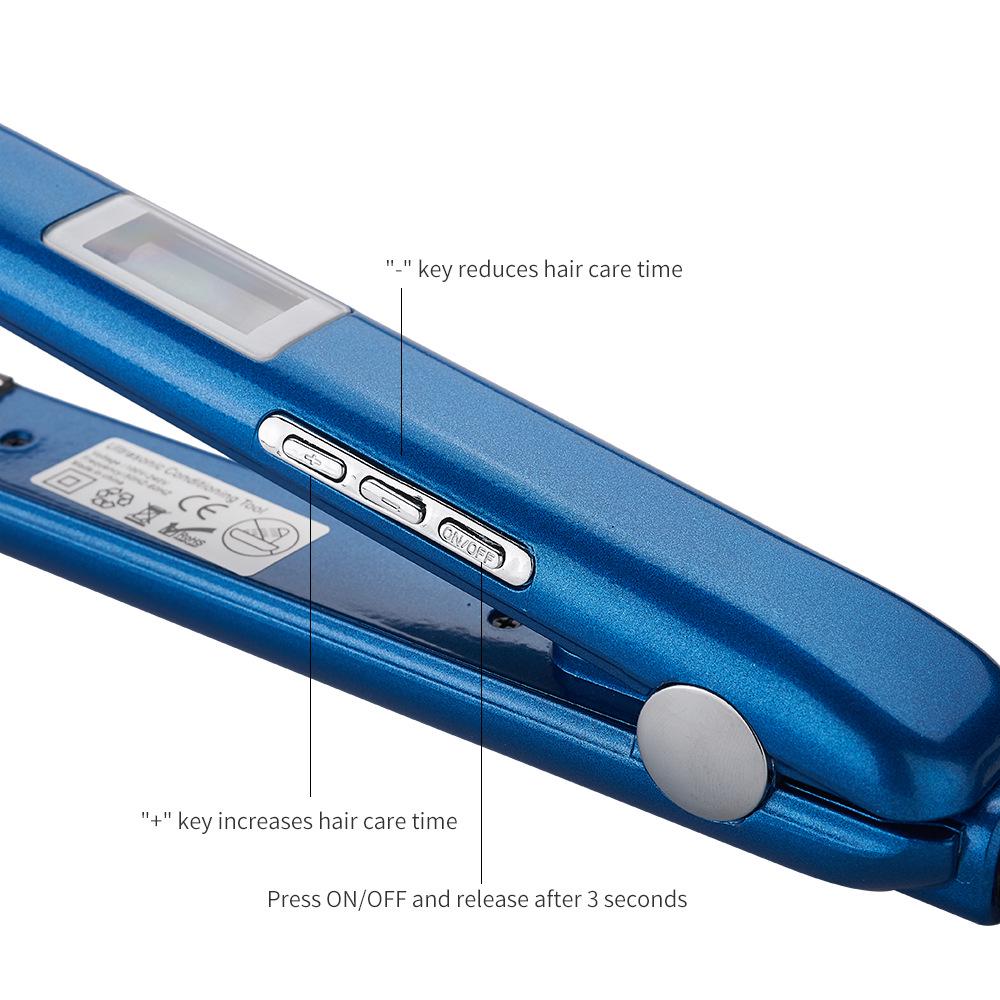 Японский инфракрасный ультразвуковой выпрямитель для волос с ЖК-дисплеем — бережный, многофункциональный инструмент для укладки