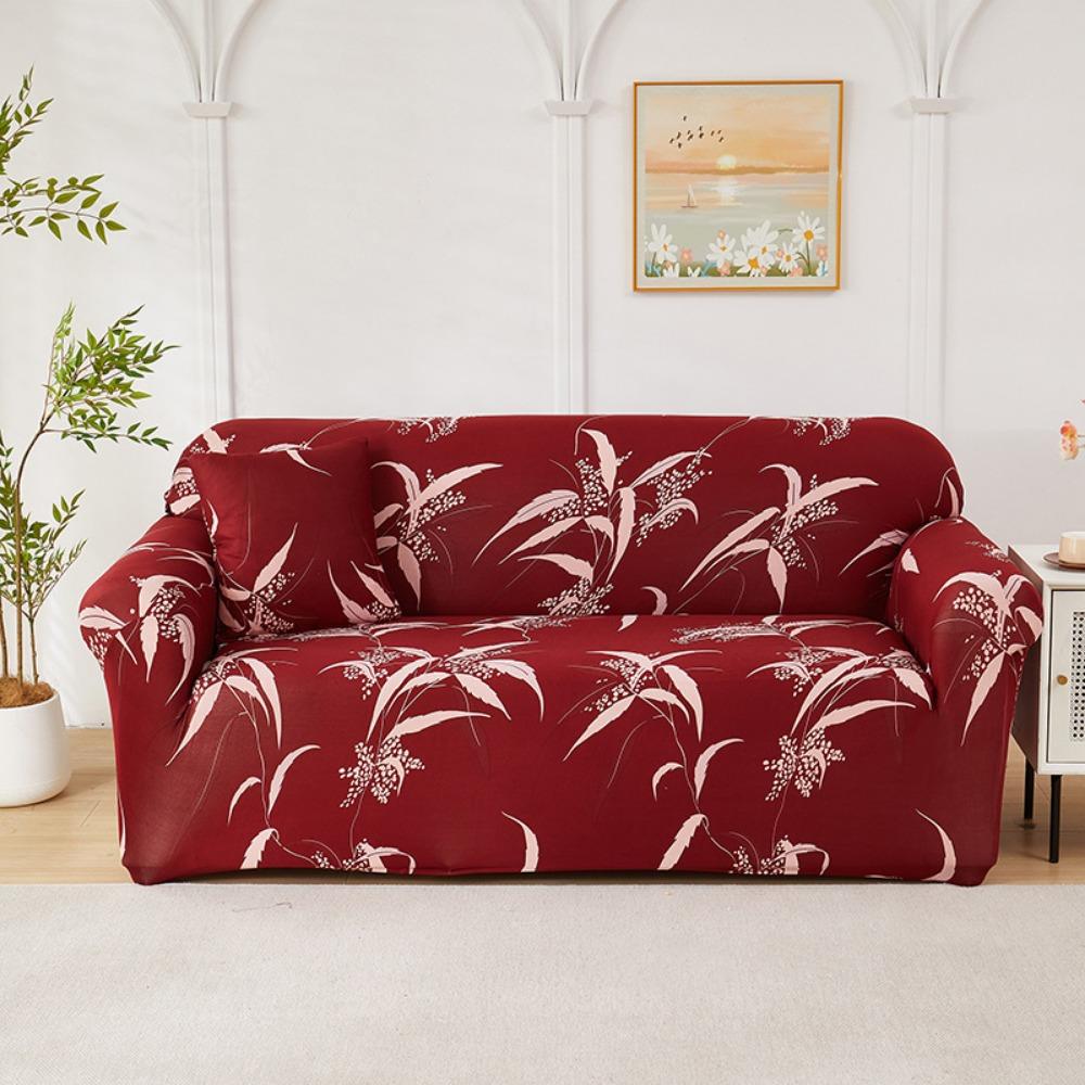 Эластичный диванный чехол с принтом Универсальный тянущийся протектор для дивана Защитник мебели