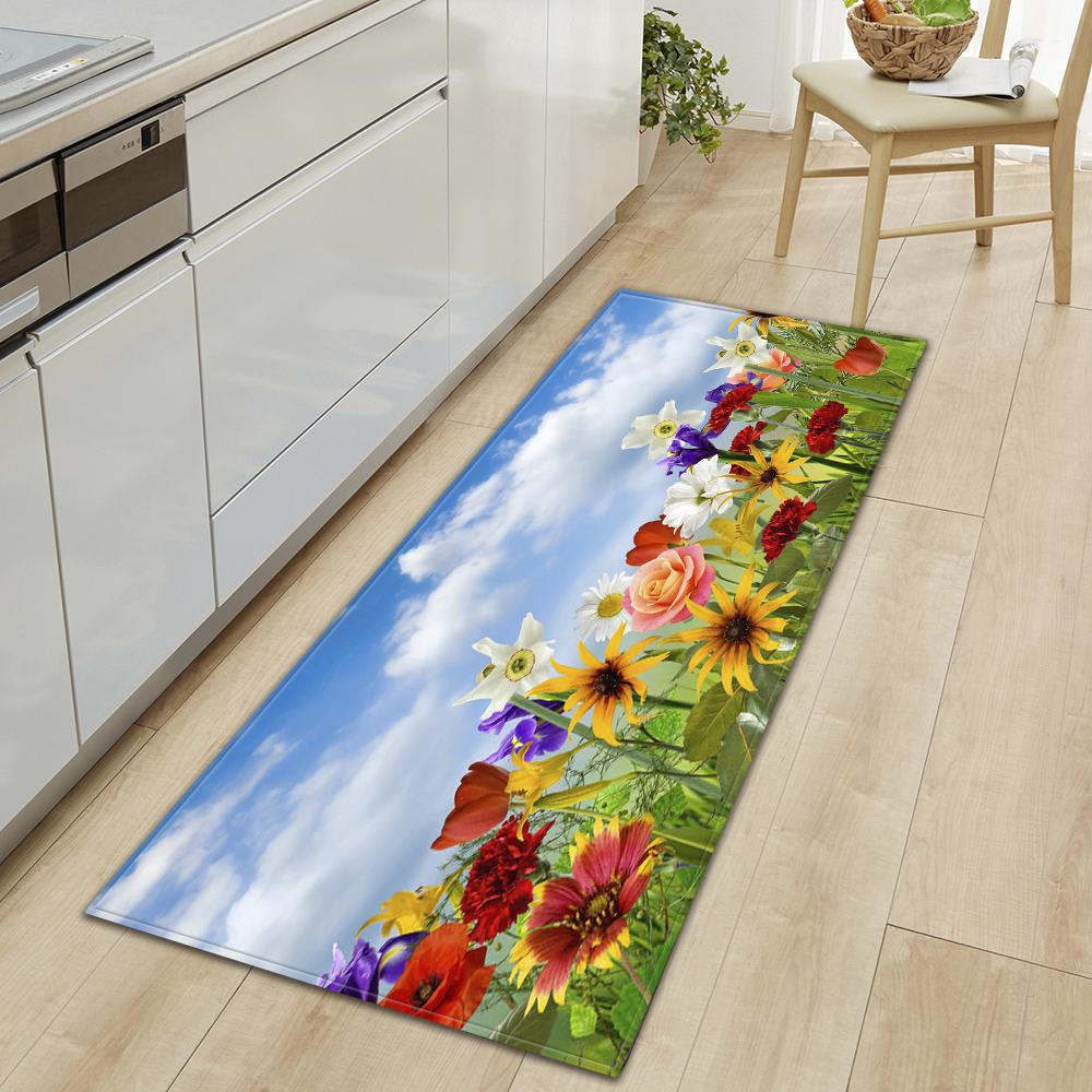 Коврик для входной двери спальни, коврик для гостиной, домашний коридор, ванная комната, балконная дверь, нескользящий ковер