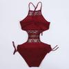 Women Swimsuit Lace Up Wireless Summer Clothing Square Neck Women Swimsuit for Beach