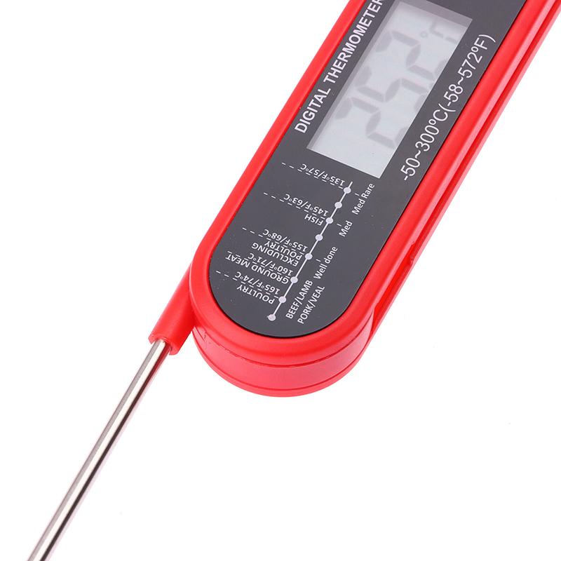 Цифровой мгновенный считывающий кухонный термометр для мяса, воды, молока, приготовления пищи, зонд для барбекю, электронный термометр для духовки
