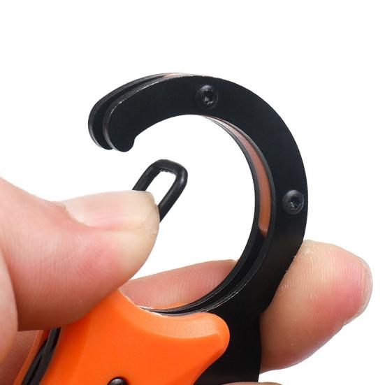Mini Cutter Sharp Blade Drop-resistant Foldable Anti-rust Stainless Steel Backpack Hanging Mini Cutter