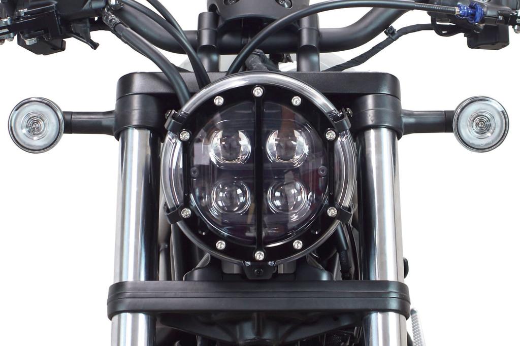 Защита фары Special Parts Takekawa (черный) CL250/500/REBLE 250/500/1100 09-09-0086