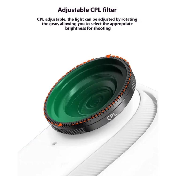 Camera Filters Kit With Rotating Gear Adjustment Anti Reflective Coating For GO3S Long Exposure Videos