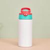 12oz Insulated Cup Kids Double Layer Stainless Steel Water Cups Pop Up Sippy Bottle Outdoor Portable Thermos Children's Gifts