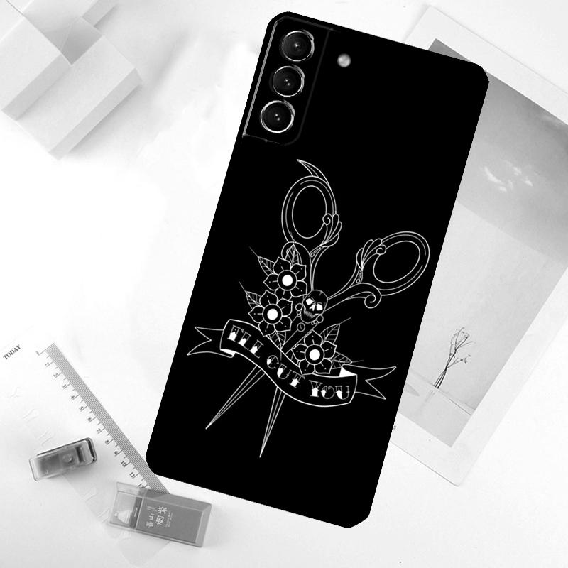 Чехол для телефона парикмахера для Samsung Galaxy S24 FE S23 Ultra S21 S22 S25 Ultra S9 S10 Plus S20 FE