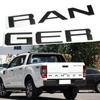 Car 3D ABS Rear Trunk Tailgate Letters Logo Badge Emblem Decals Styling Sticker For Ford RANGER Wildtrack Pickup Accessories