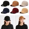 Adjustable Corduroy Baseball Cap Corduroy Baseball Hat Casual Sun Hat  Women