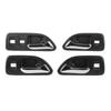 4 шт. Внутренняя ручка двери 72125SV4013ZC Стильный вид Улучшенный захват Внутренняя ручка двери для автомобиля