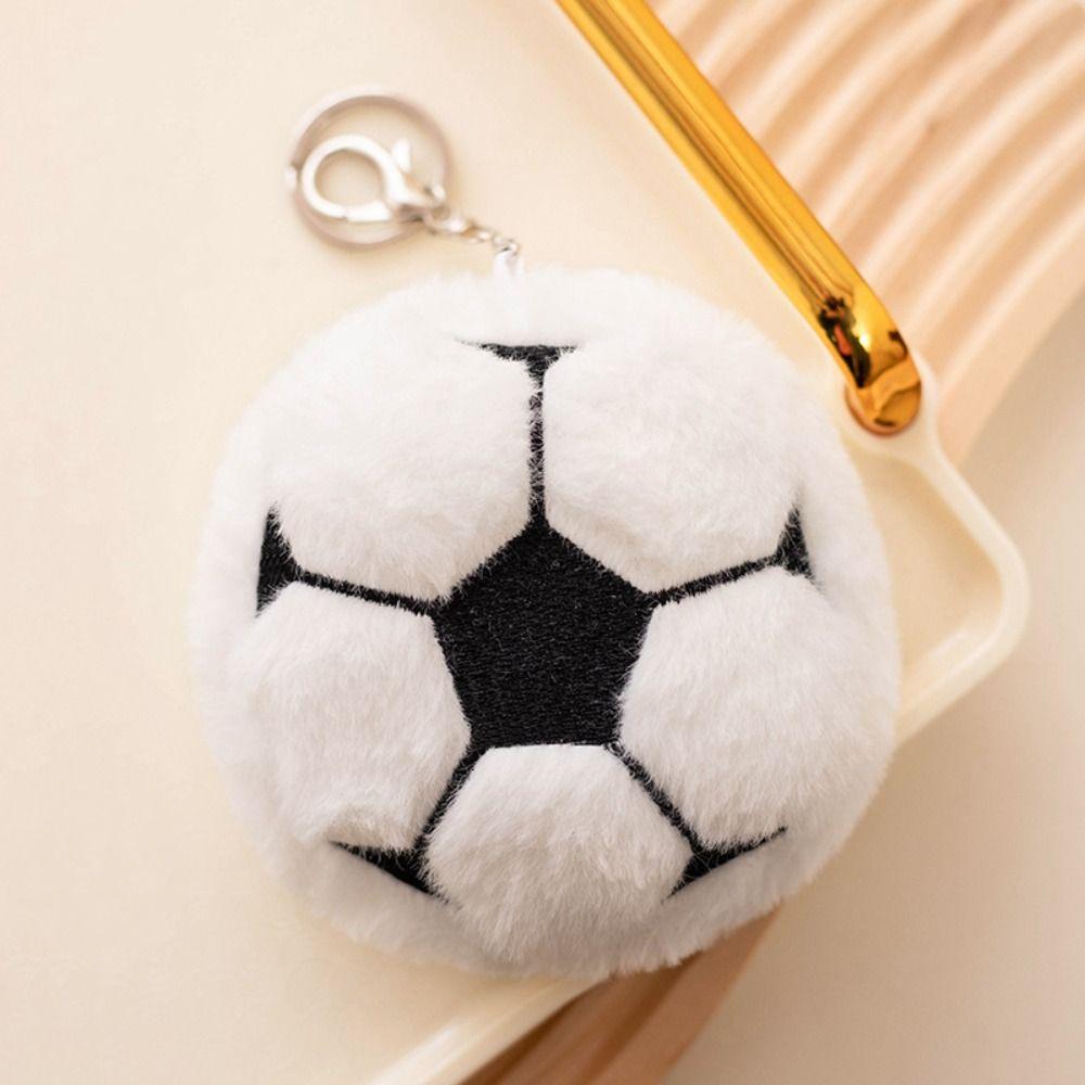 Plush Football Plush Keychain Football Volleyball Simulation Soccer Toy  Children Toys