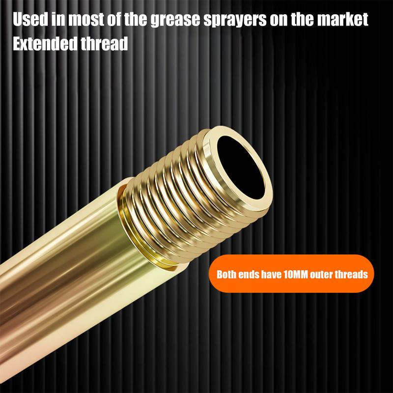 Удлинительные трубки для пресс-масленок 19,6 дюйма Металлический адаптер для пресс-масленки Износостойкие аксессуары для смазки Ручные инструменты