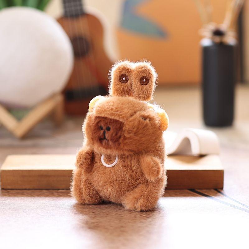 Cute Plush Capybara Doll With Moving Ears For Kids Gift And Collectors Item