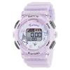 Sun Flame Co., Ltd. Watch J-Axis Sanrio Digital Watch Kuromi CR3C0003-KU Ladies Purple