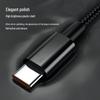 Сверхбыстрый зарядный кабель USB-C мощностью 120 Вт для мобильных телефонов Huawei, Vivo, Oppo и Honor.