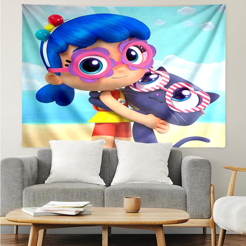 Rainbow Kingdom Adventure Tapestry Hanging for Bedroom,Livingroom, Playroom,Decor Art Room Wall Tapestry Holiday and Birthday Gifts