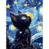 5D DIY Diamond Painting Animals Cat Full Square Diamond Modern Starry Sky Handmade Production Friend Gift Home Decor