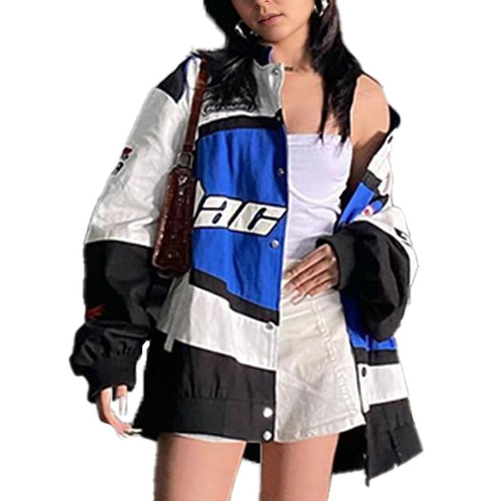 Jackets For Women Long Sleeve Lightweight Zip Up Cropped Fashion Print Outerwear Casual Quilted Jackets Whith Pockets