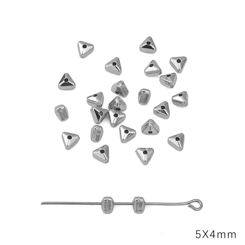 30-50Pcs Gold/Rhodium Plated CCB Loose Space Beads Star Flower Beads for Bracelet Necklace DIY Jewelry Making Beads