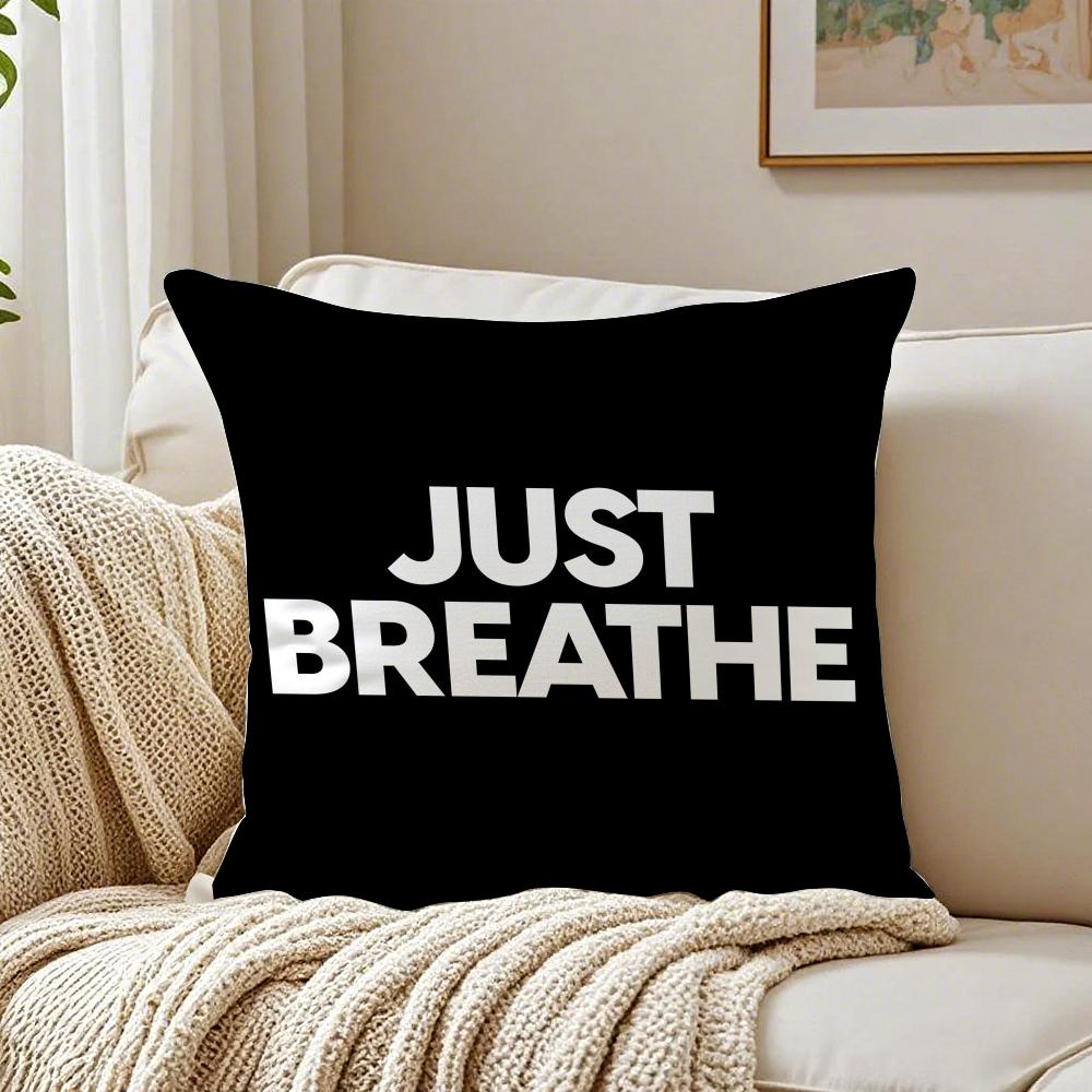 Black White Quote Pillow Modern Decor Cushion Cushion Cover Pillowcase Antidustmite living Room Sofa Decor Cushion Room