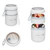 Creative Stainless Steel Insulated Soup and Cereal Cup - Portable Mini Meal Replacement Pot for Office Workers