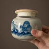 Shangqi Hand-Painted Ceramic Tea Storage Jar