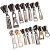 5PCS 3#/5#/8# Metal Zipper Sliders for Resin/Metal/Nylon Zippers Apparel Replacement Zipper Sliders DIY Sewing Supplies