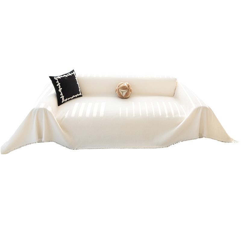 Velvet Sofa Cover With Elastic Corners, Modern Couch Cover And Reversible Sofa Slipcover For Sectional Sofas