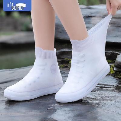 Унисекс Водонепроницаемые Нескользящие Силиконовые Чехлы для Резиновых Сапог - Толстые и Износостойкие