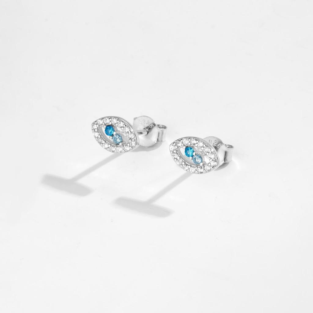 ANDYWEN 925 Sterling Silver Stud Earring Women's Elegant Earrings 18K Gold Plated Earrings Cubic Zirconia Engagement Fine Jewelry For Women
