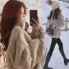 Plush Lamb Short Jacket Women Autumn Winter Shearling Fleece Thick Warm Loose Coat