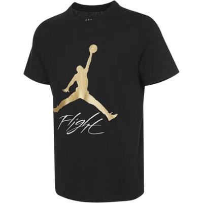 Jumpman Flight Logo Design Удобная простая мягкая футболка с коротким рукавом для мужчин, черные топы AO0665-011