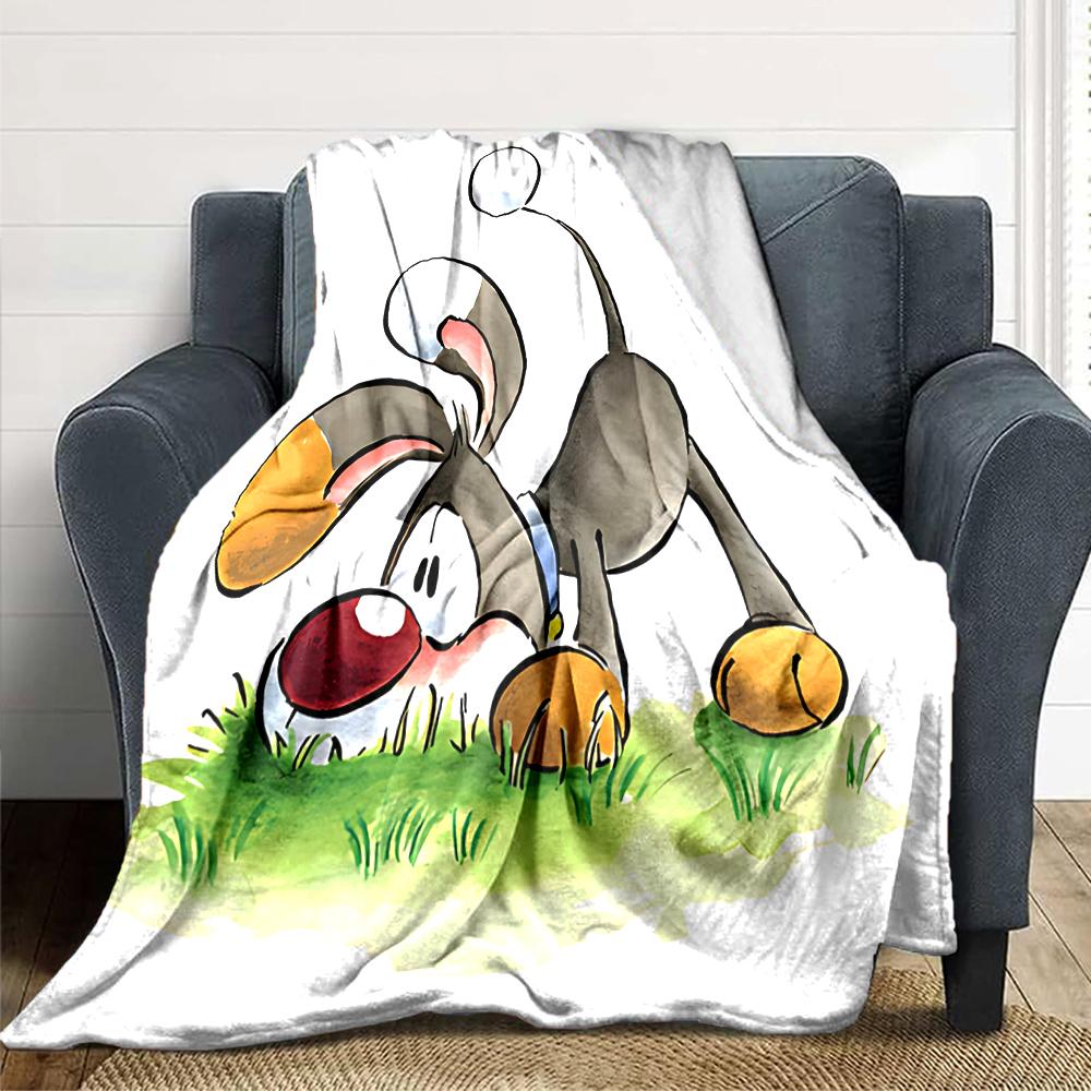 Easter Bunny Eggs Blanket Soft Throw Blanket For Home Bedroom Bed Sofa Travel Office Solid Christmas Blanket
