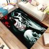 Gothic Horror Female Skull Dead Girl Area Rug,Carpet Rug for Home Living Room Bedroom Sofa Doormat Decor,kids Non-slip Floor Mat