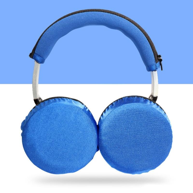 Elastics Lycras Headphone Covers Universal For 9-11cm Ear Cushions Stretchable Breathable For Sports Commuting And Long Wear