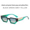 Retro Mens Square Sunglasses With Uv400 Protection For Travel And Fashion