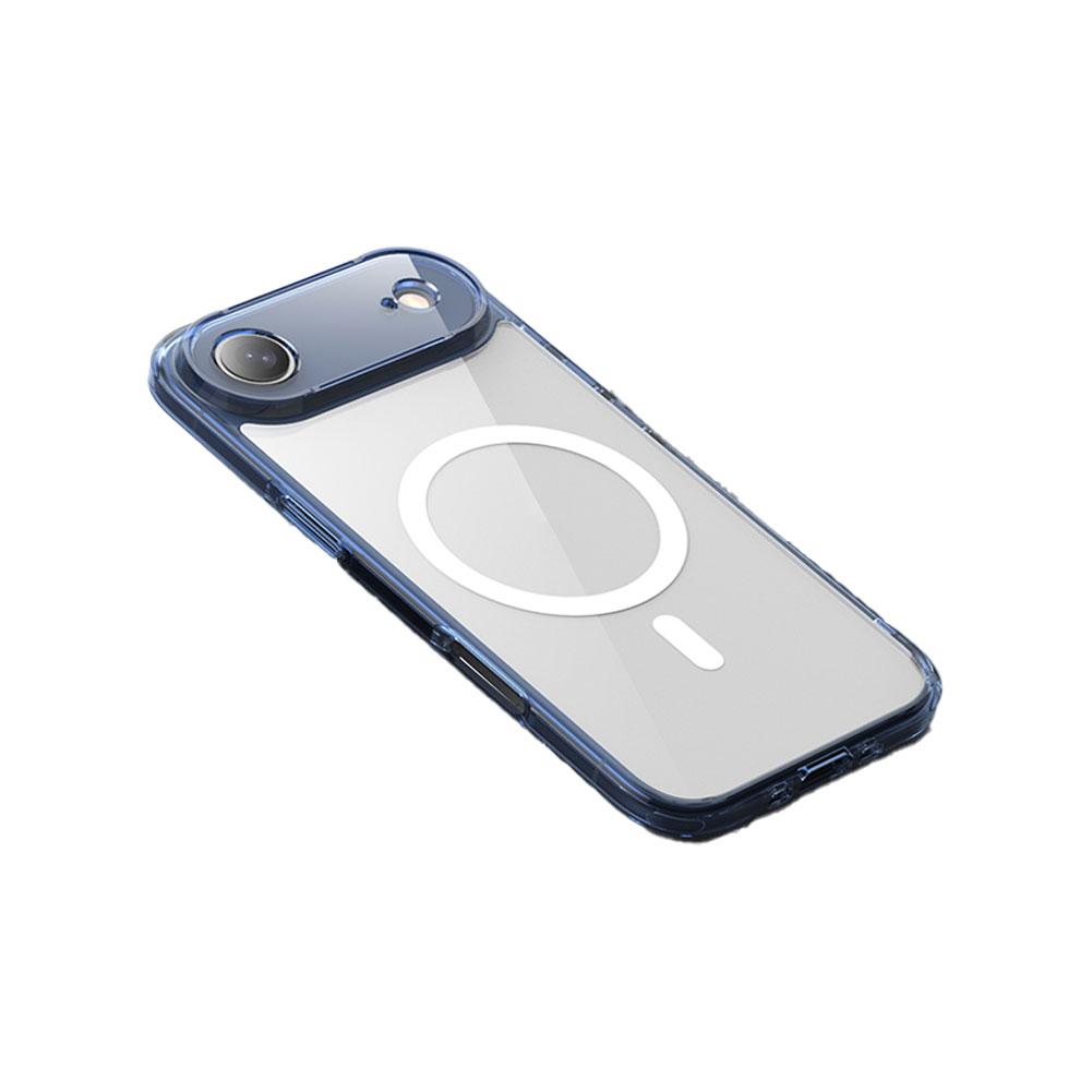 Роскошный прозрачный противоударный магнитный чехол MagSafe для iPhone 17 Air 17Pro 17 Pro Max, жесткая задняя крышка, поддержка беспроводной зарядки