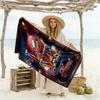 Love Bayern Munich Personalized Name Beach Towel Super Soft & Absorbent Suitable for Swimming Gym Camping Yoga Vacation