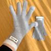 Windproof Winter Warm Gloves Thermal Thick Touch Screen Gloves Full Finger Gloves  For Students