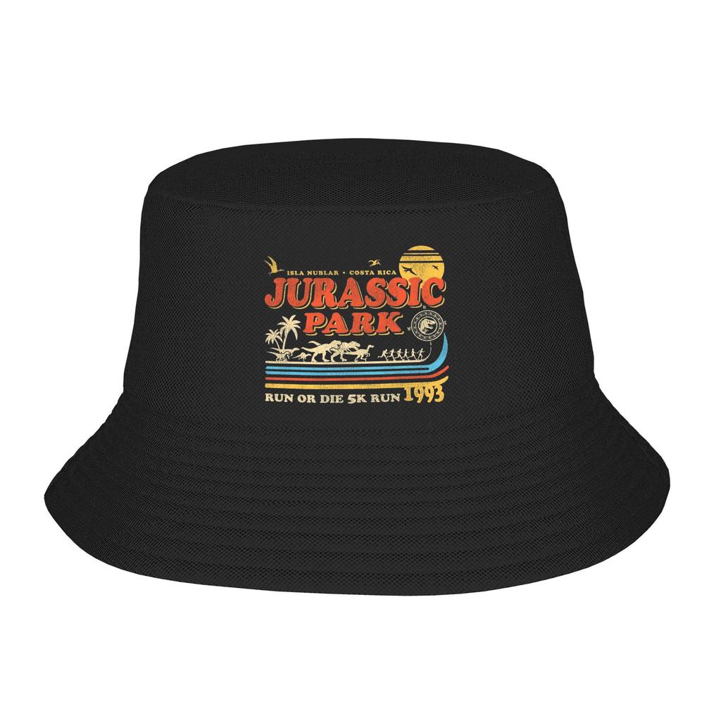 Hot Summer Headwear Jurassic Park Clever Girl Bucket Hats Trendy Unisex  Sun   Panamka UV Protection Fishing  Outdoor