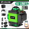 HGLINE 4D 16-линейный лазерный уровень с зеленым светом, лазерный луч, приложение для лазерного уровня, дистанционное управление, горизонтальные и вертикальные уровни, инструменты