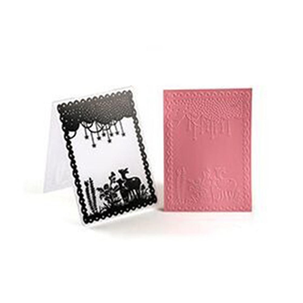 Рамка в виде листа, пластиковые папки с тиснением, штампы, трафарет для DIY, скрапбукинг, альбом, карта, декор, шаблон, звездные шестерни, свадьба