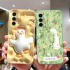 Чехол для Samsung Galaxy M14 M23 F23 M33 M53 Задняя крышка Милый Модный Мягкий Жидкий Силикон Защита Камеры Противоударный Чехлы для Телефона