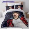 V Pattern Bedding Home Decoration Birthday Gift ( 1 duvet cover + 2 pillowcase, without core),fan merchandise.