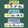 Детские игрушки для гоночной трассы, 25 шт., строительные игрушки для железнодорожных вагонов, пластиковые головоломки с милым транспортным средством, развивающие игрушки для критического мышления, игрушки Монтессори