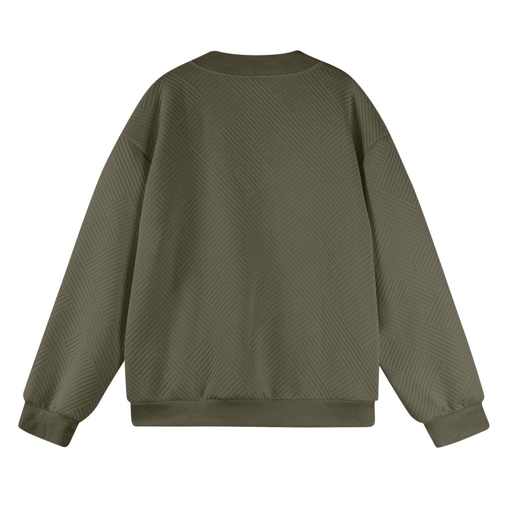 Womens Long Sleeve Zip Up Sweatshirts Jackets Full Zipper Lightweight Jacket Casual Pocket Loose Outwear Coat