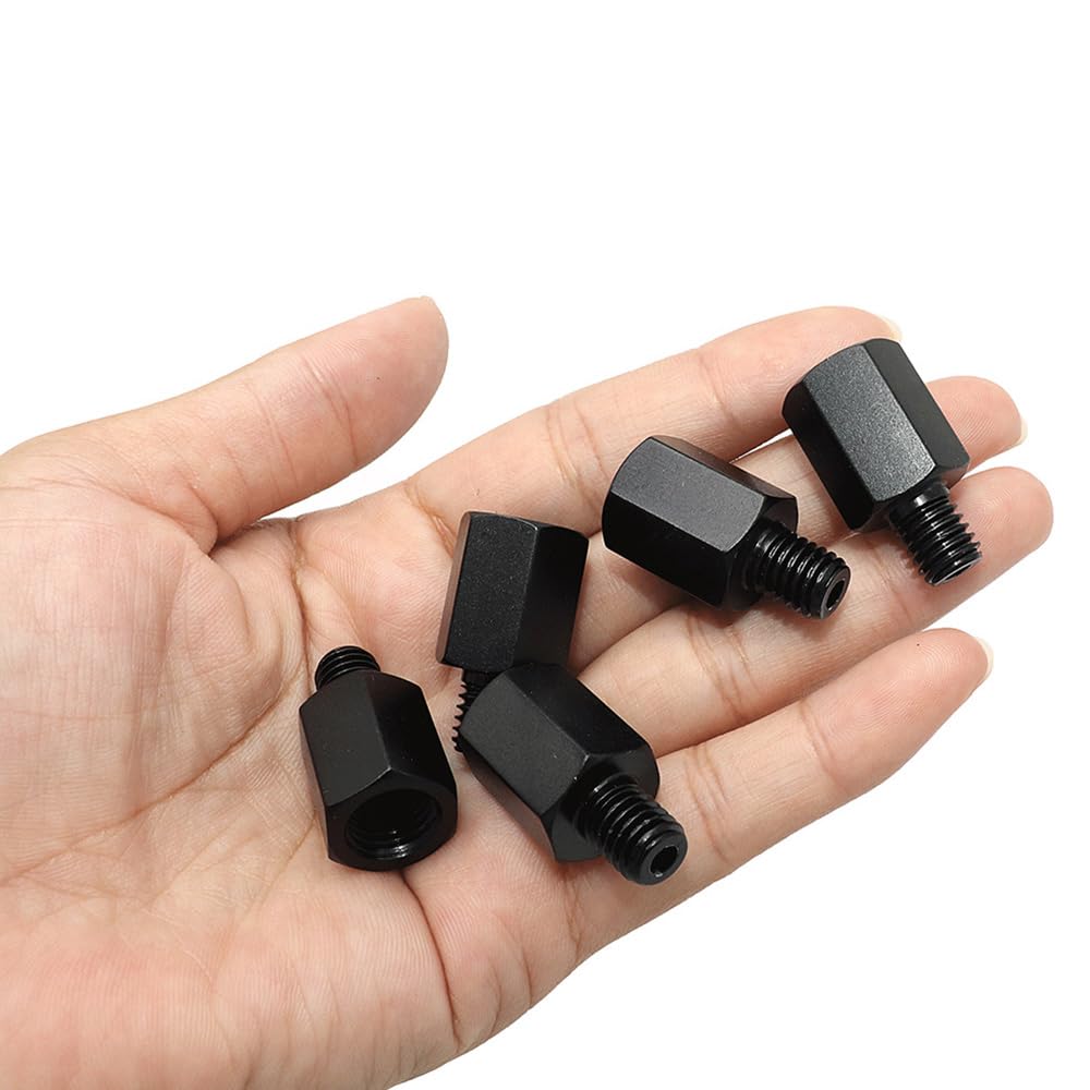 Адаптер для мотоциклетного зеркала Адаптер для зеркала Мотоциклетные регулировочные вспомогательные винты для зеркала заднего вида Подходит для мотоциклов,