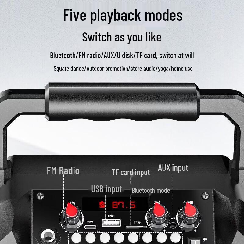 Портативный Bluetooth-динамик KTV Newmine K503, штепсель CN (адаптер в комплекте) (Китайская версия)