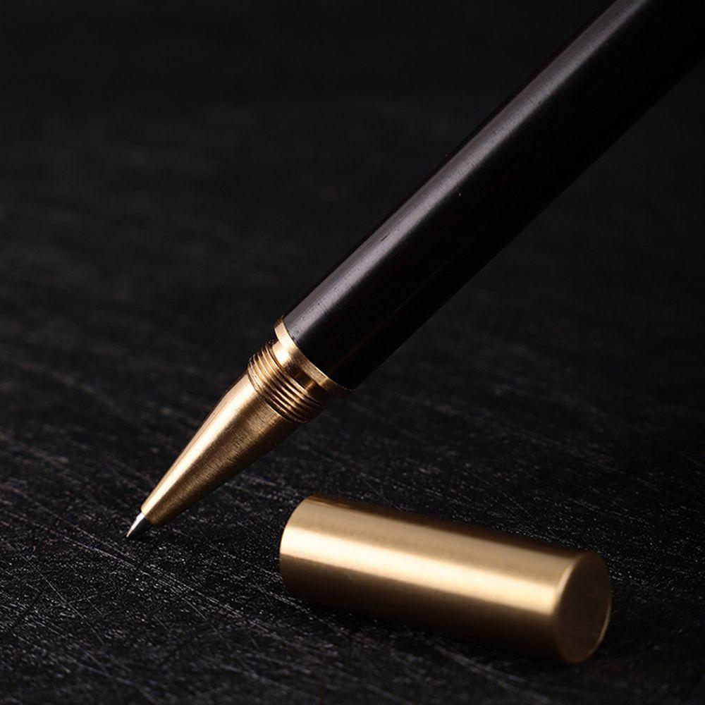 Refill Writing Tools Ballpoint Sign Pen Brass Pen Roller Ball Pen Metal Gel Pen Wood Rollerball Pen