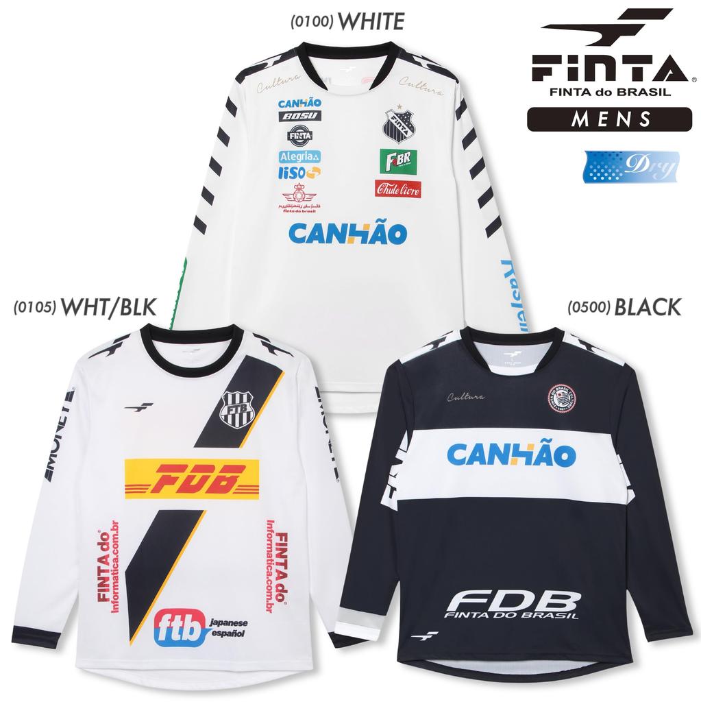 FINTA Мужская футбольная тренировочная рубашка с длинным рукавом FTE0022 (05:00) черный